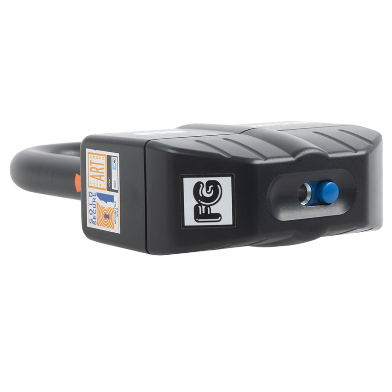 OXFORD Boss Alarm 16mm Vorhängeschloss Schwarz