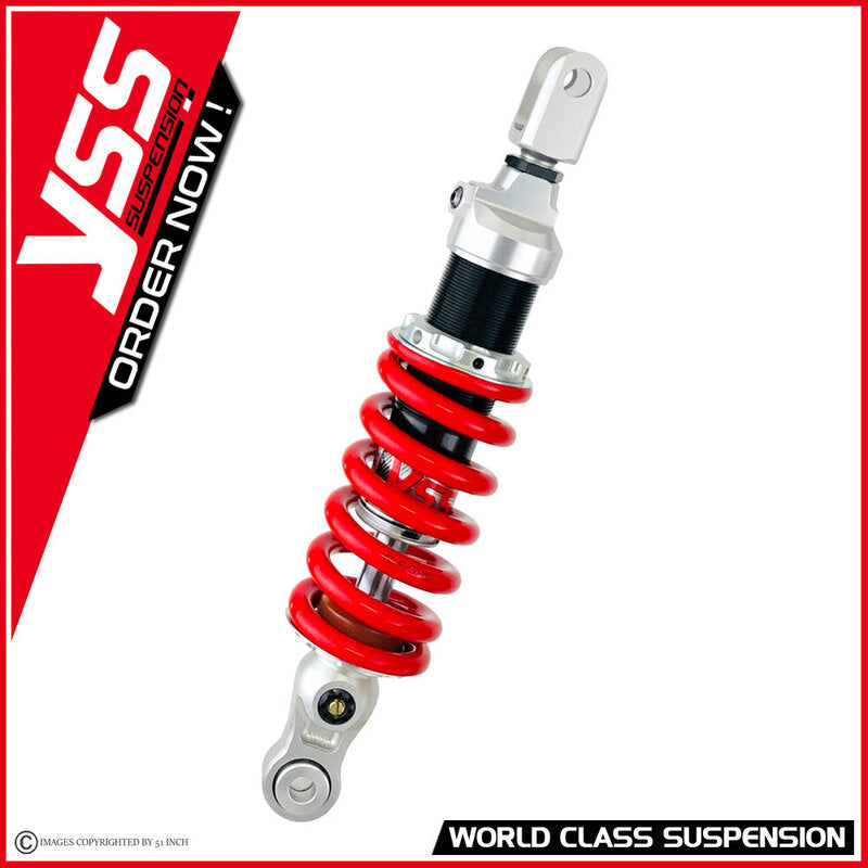 YSS Monofederbein hinten, geteilter Kolben Gas