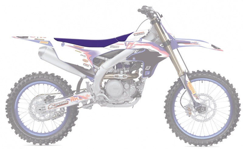 BLACKBIRD Replica Team Yamaha Factory 50th Anniversary Sitzbankbezug
