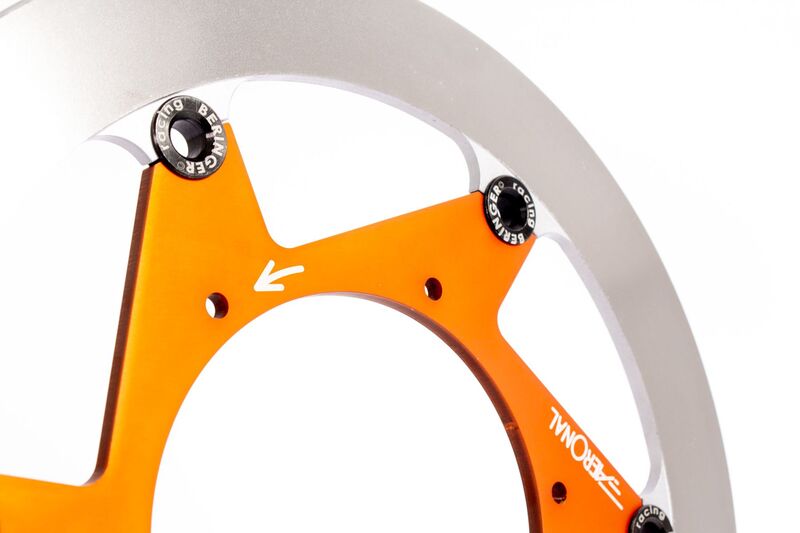 BERINGER Aeronal®-Edelstahl-Bremsscheibe schwimmend gelagert