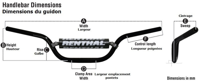 RENTHAL MX/Enduro 7/8" 966 Lenker