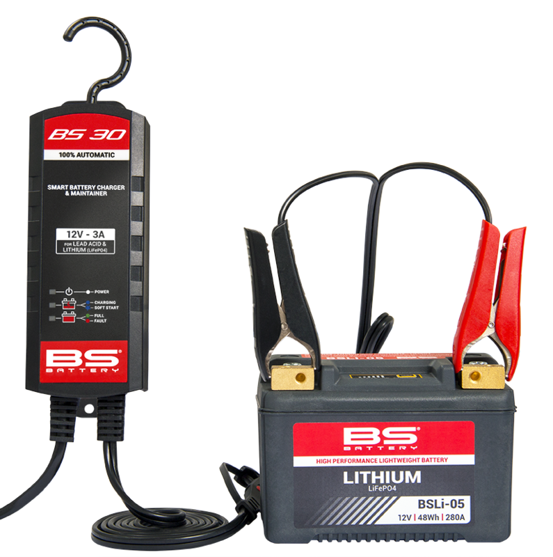 BS BATTERY BS30 Intelligentes Batterie-Ladegerät - 12V 3A