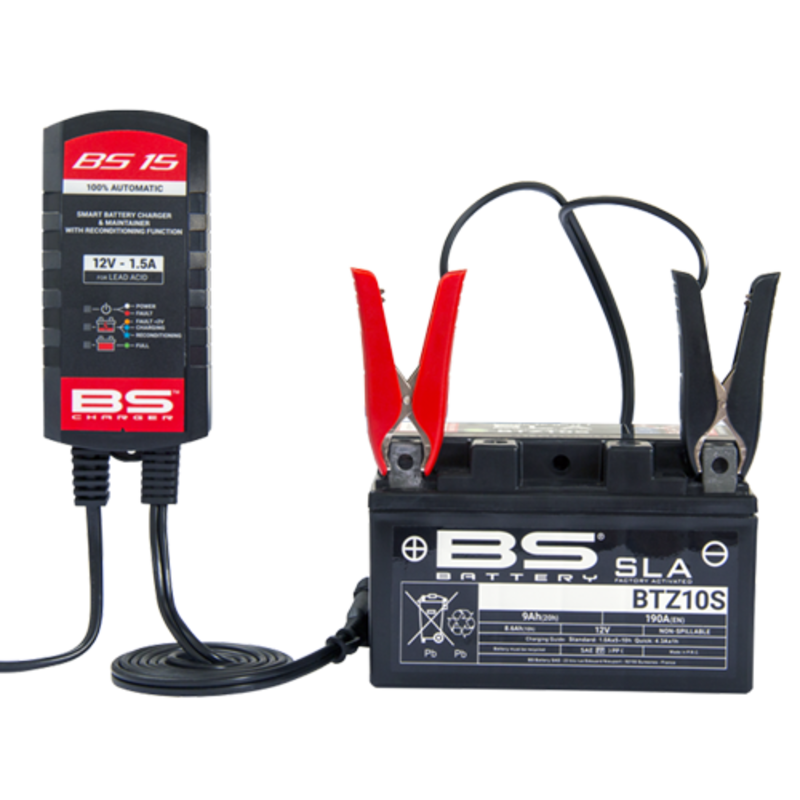 BS BATTERY BS15 Intelligentes Batterie-Ladegerät