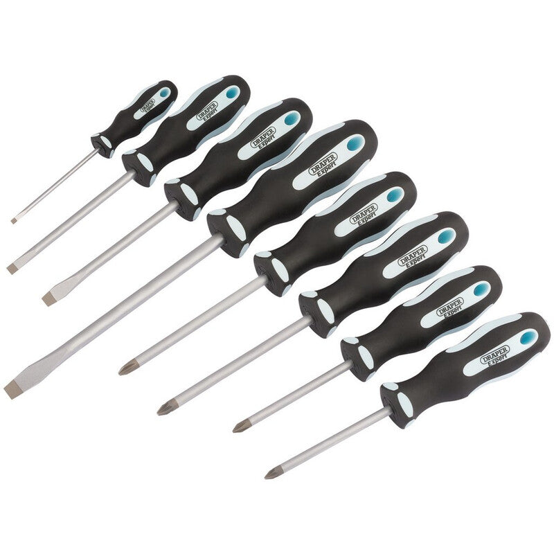 DRAPER Expert Heavy Duty Soft Grip Schraubendreher-Set - 8-teilig