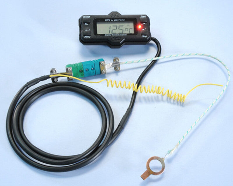 POLINI Digitaler Drehzahl-Stundenmesser mit Sensor für Zylinderkopftemperatur (CHT)