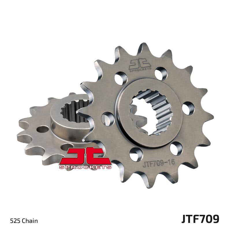 JT SPROCKETS geräuscharmes vorderes Stahlritzel 709 - 525