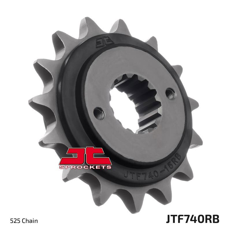 JT SPROCKETS geräuscharmes vorderes Stahlritzel 740 - 525