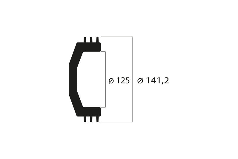 MALOSSI Kupplungsglocke Maxi Wing Innen Ø 125 MM 960 Gramm