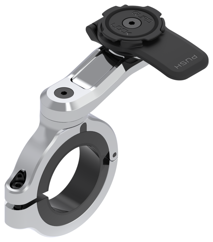 QUAD LOCK Pro Chrom Lenkerhalterung - Groß für FATBAR-Lenker / Special CUSTOM