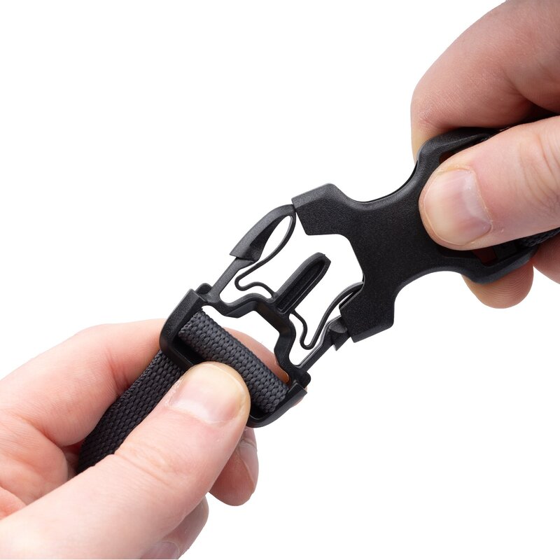 OXFORD Atlas B-Clip 26mm x 2.0M Schwarz (Paar)