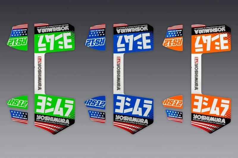 YOSHIMURA RS-12 Aufkleber Kit