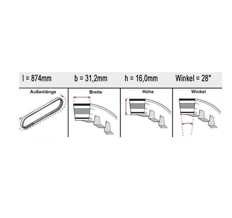 BANDO Premium Antriebsriemen Variomatik