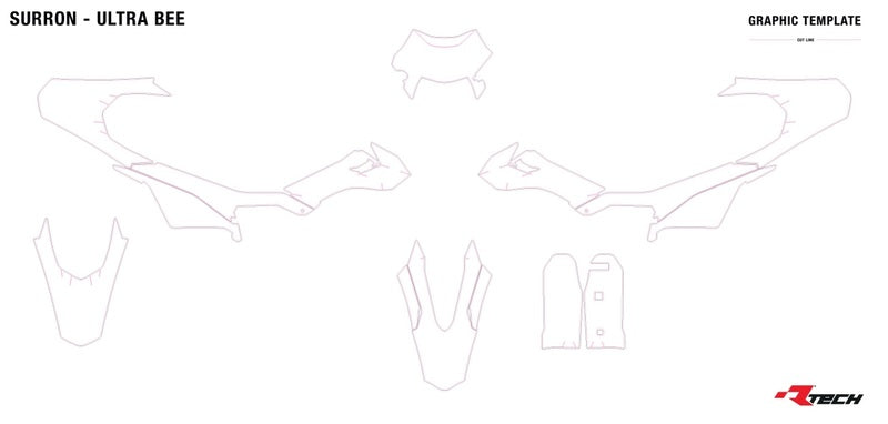 RACETECH Plastik Kit 6-teilig