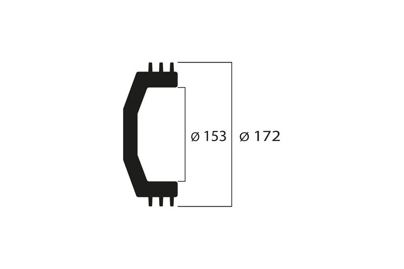 MALOSSI Kupplungsglocke Maxi Wing ø 153 mm