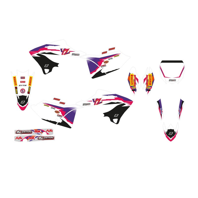 BLACKBIRD Sticker Set Yamaha 50th