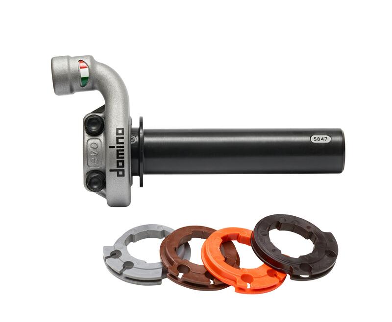 DOMINO Gasgriff KRK EVO Ohne Griffe für 4-Takter Fahrzeuge