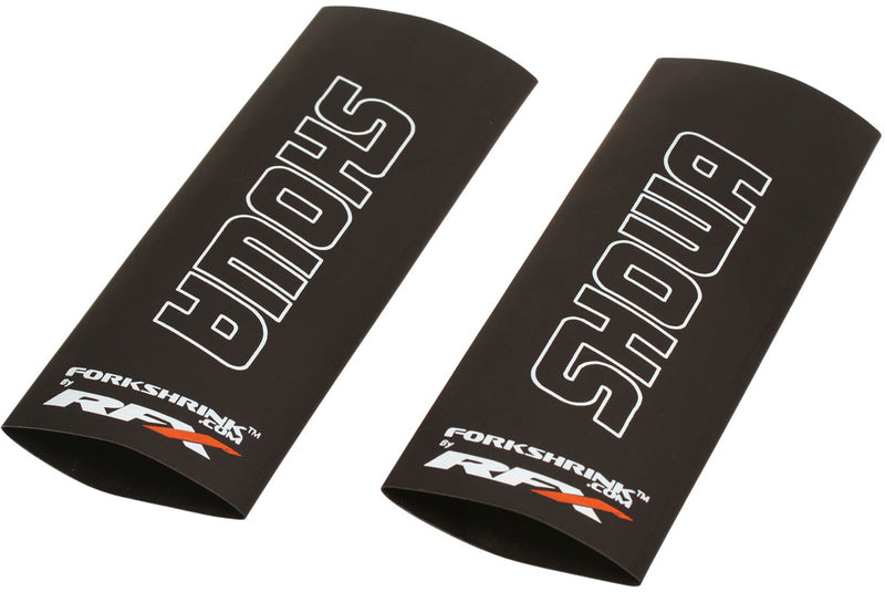 RFX Race Series Gabelschrumpfschlauch - Schutz mit Showa-Logo - Weiß