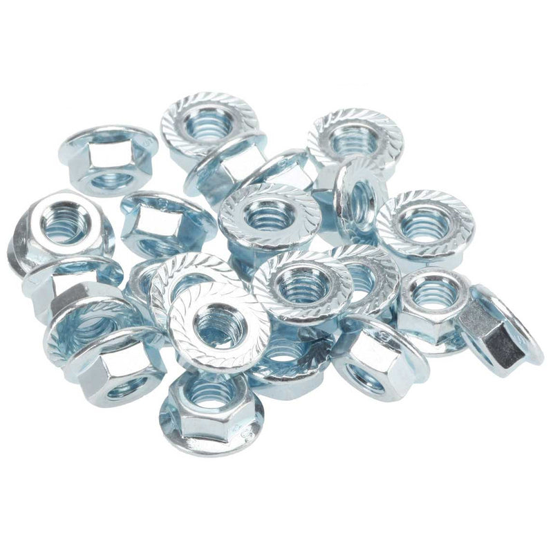 RFX M6 Flanschmuttern - Packung mit 25 Stück