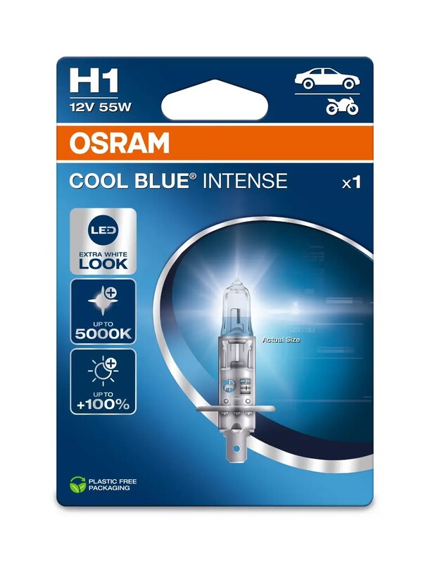 OSRAM Glühlampe Cool Blue Intense CBI H1 12V / 55W x1