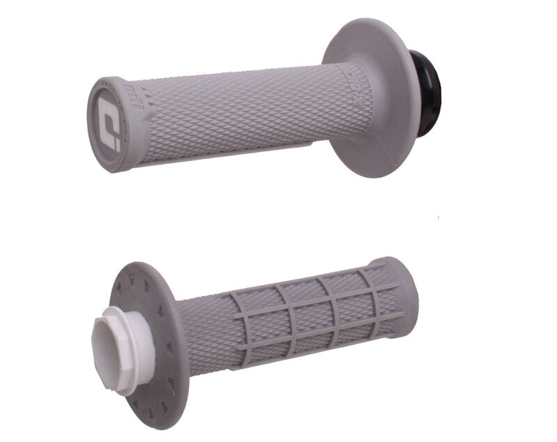 ODI Micro-X Half-Waffle Lock-On Griffe - Grau/Silber