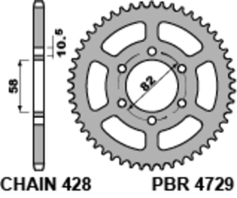 PBR Standard Stahlritzel vorne 2360 – 428