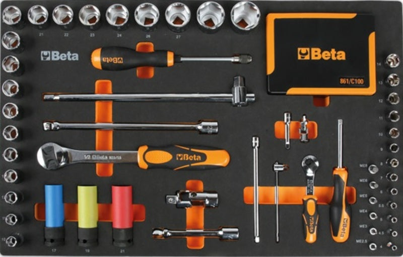 BETA RSC24/7 Mobiler Werkzeugwagen 7 Schubladen + Sortiment von 248 Werkzeugen