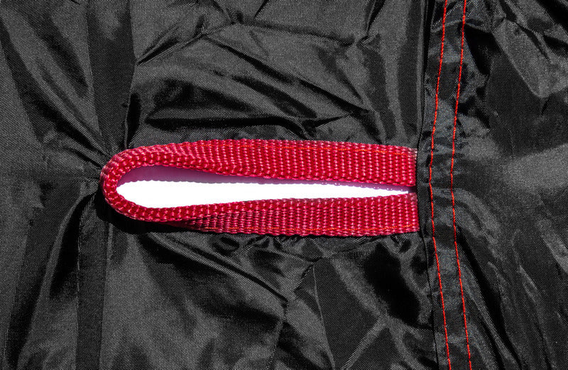 VECTOR H2O Abdeckplane Innen-/Außen für Motorrad/Scooter mit hohe Windschutzscheibe - Schwarz - L