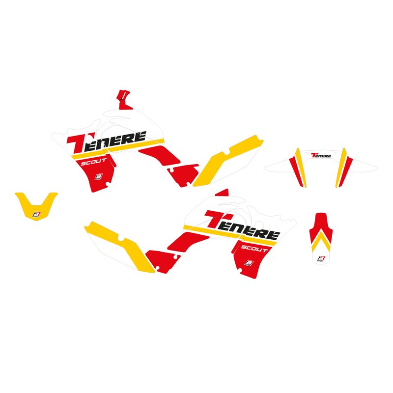 BLACKBIRD Rally Ride Grafik-Kit – Rot