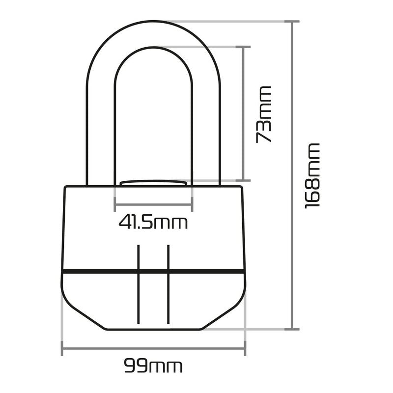 OXFORD Boss Alarm 14 mm Scheibenschloss