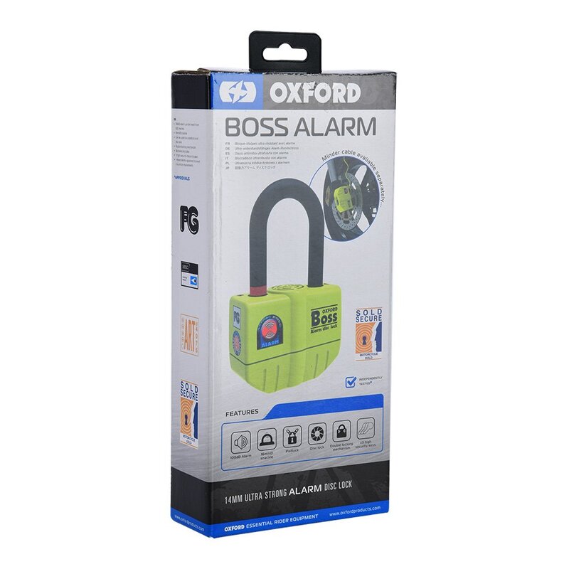 OXFORD Boss Alarm Kettenschloss 12mm x 1.2m