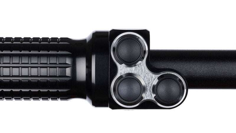 MOTOGADGET mo.switch basic Tasterarmatur, 3 Taster Schwarz/Silber