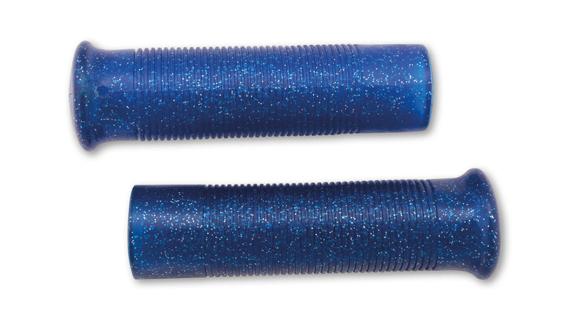 SHIN YO Lenkergriffe Custom Retrostyle für 7/8 Zoll Lenker (22mm) in blau metalflake