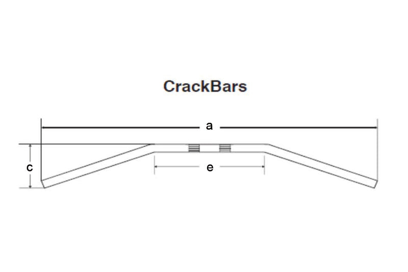 FEHLING Lenker CrackBar, Breite: 850 mm