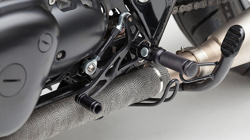 LSL Rastenanlage Kawasaki W650 Midi, schwarz