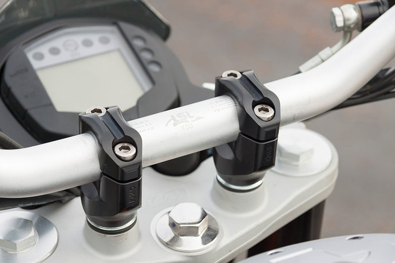 LSL Klemmbock-Kit 28,6/75mm, schwarz