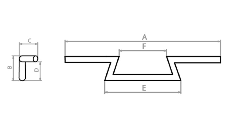 FEHLING Lenker FEHLING - Z-Lenker, 1 Zoll, mit Aussparung für Elektrokabel (für alle HD ab Bj. 82)