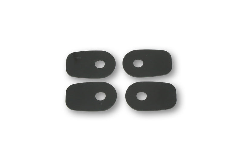 HIGHSIDER smart Montageplatten INDY SPACER für div. KAWASAKI Z750/,ZX10R,ER6 F/N, schwarz, Set