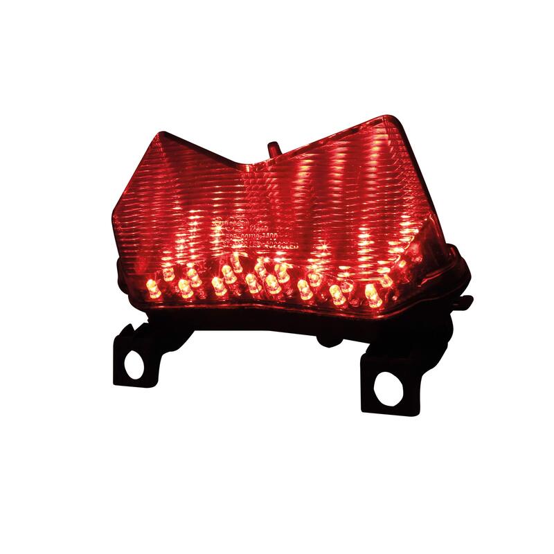 HIGHSIDER smart LED Rücklicht mit getöntem Glas, KAWASAKI Z 750/1000, ZX6R,ZX6RR