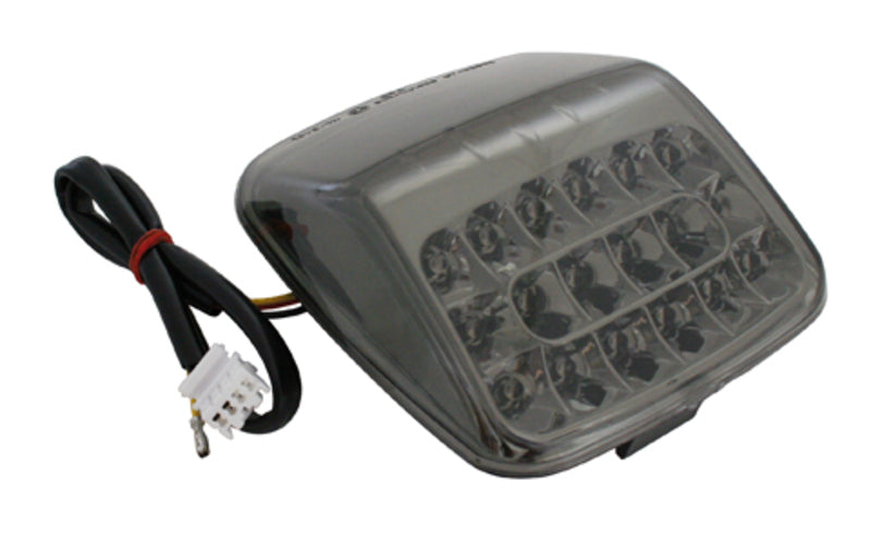 HIGHSIDER smart LED-Rücklicht, getöntes Glas und Chromreflektor, HARLEY-DAVIDSON V-Rod 02-08