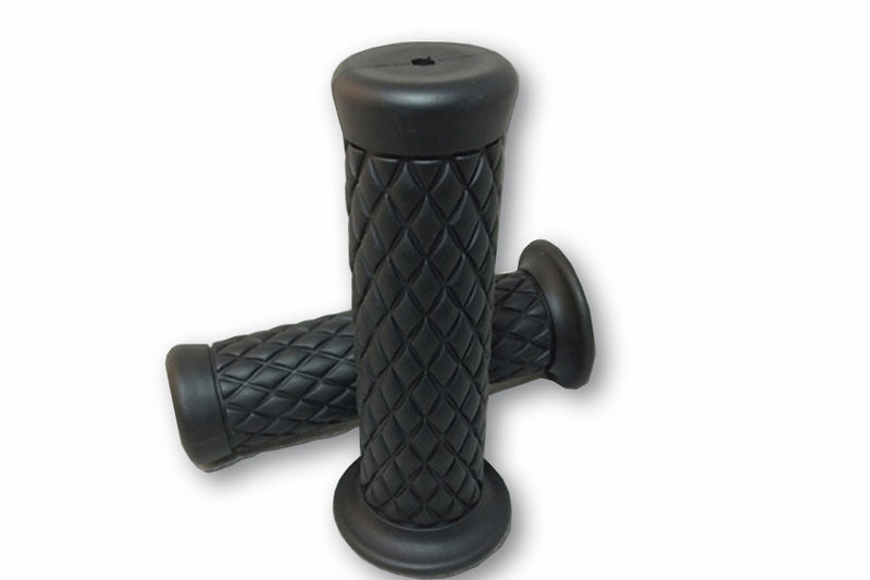 HIGHSIDER smart Custom Diamond Style Lenkergriffe 1 Zoll schwarz Paar