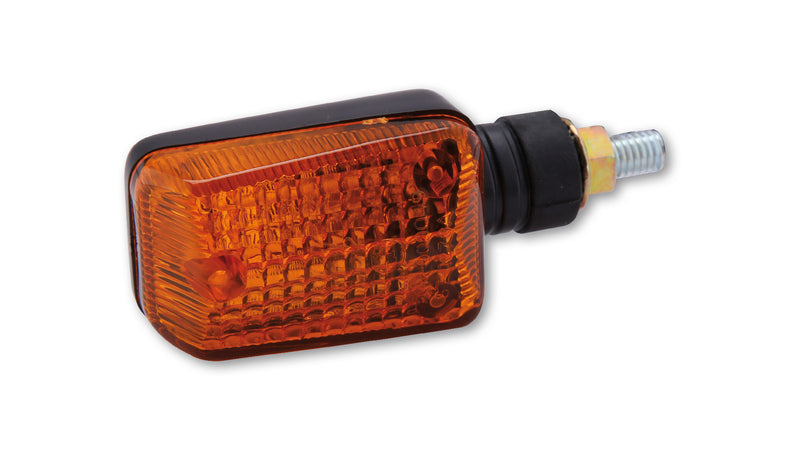 HIGHSIDER smart Mini-Blinker, schwarz, Glas gelb