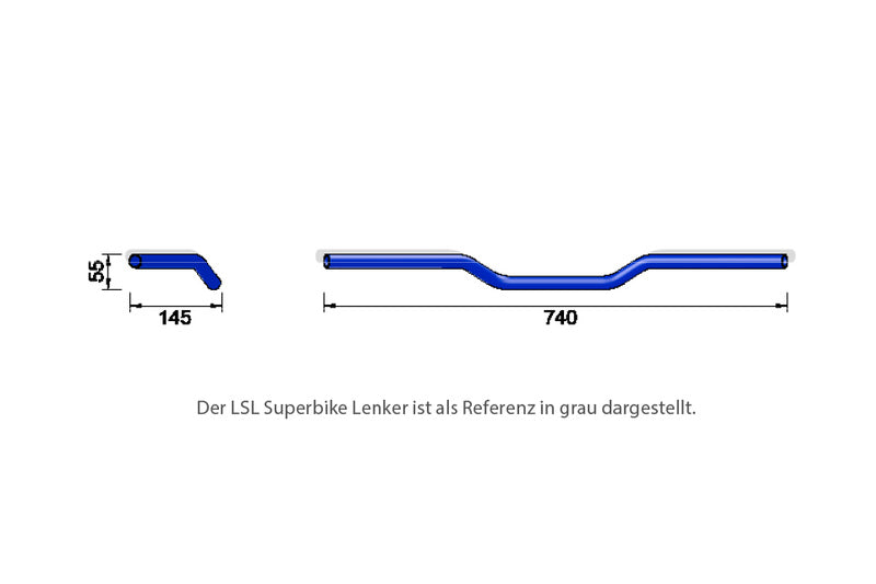 LSL Superbike flach LN1/schwarz