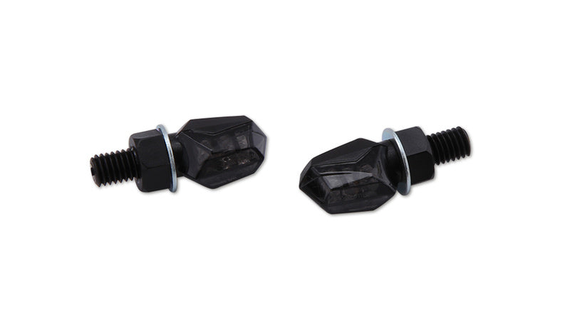 HIGHSIDER smart LED-Blinker TINY, schwarz, getöntes Glas