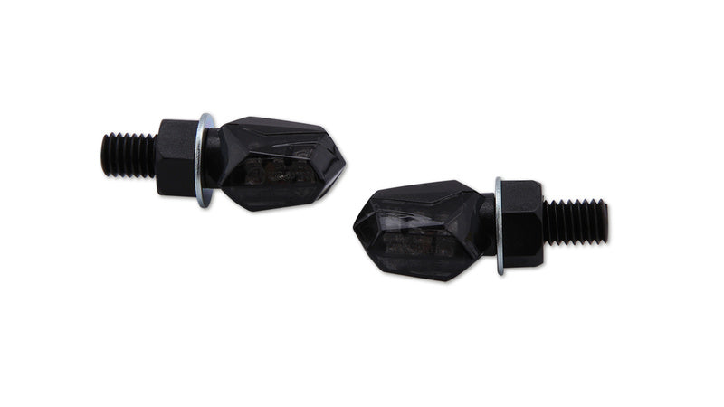 HIGHSIDER smart LED-Blinker TINY, schwarz, getöntes Glas