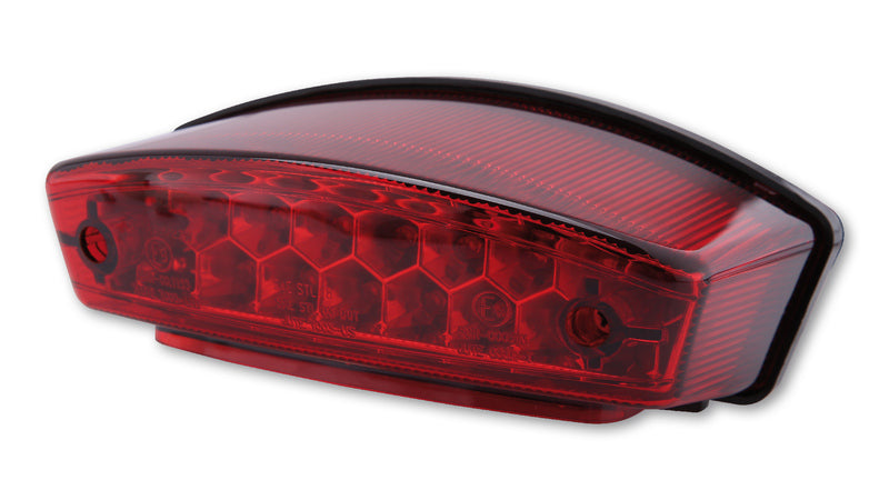 HIGHSIDER smart LED-Rücklicht MONSTER, rotes Glas, E-gepr.