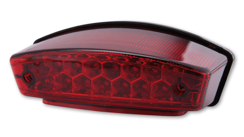 HIGHSIDER smart LED-Rücklicht MONSTER, rotes Glas, E-gepr.