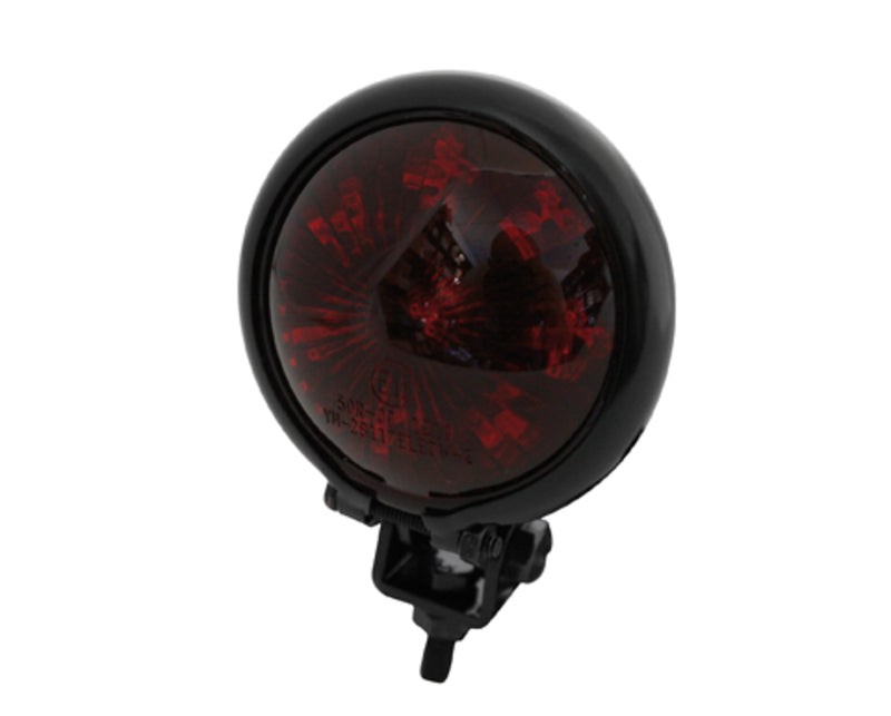 HIGHSIDER smart LED-Rücklicht BATES STYLE, schwarzes Gehäuse, rotes Glas