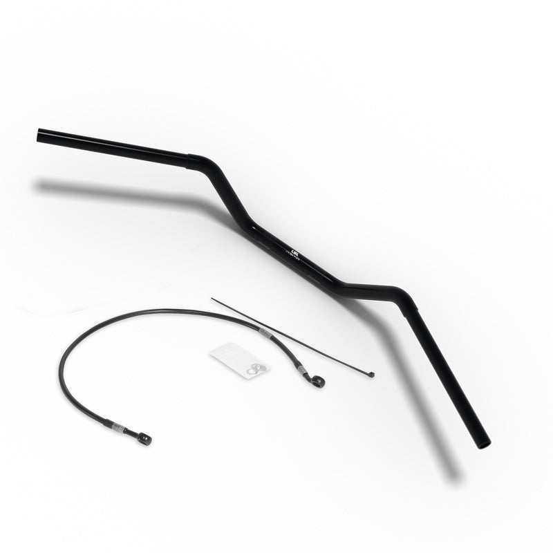 HIGHSIDER pro Lenkerkit Flat Track L14, Ø25,4 mm mit Bremsleitung, H-D Nightster, 22-