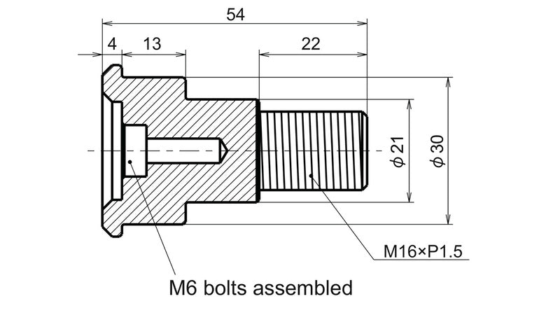 DAYTONA Adapter für Lenkerendenspiegel Yam. MT07/09 XSR900