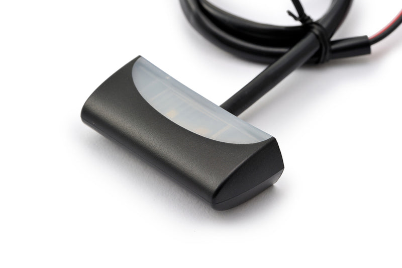 DAYTONA LED-Kennzeichenleuchte, E-Prüfzeichen, Schwarz